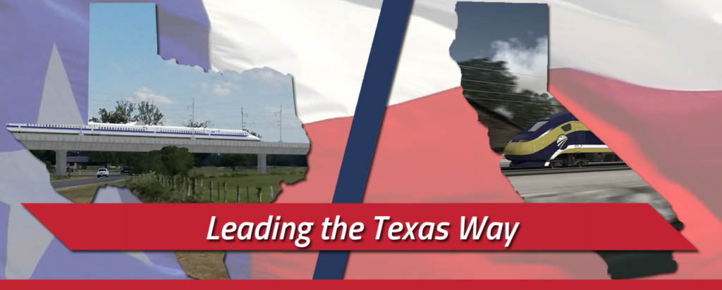 Texas Bullet Train vs. California High-Speed Raill
